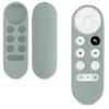 kwmobile Case Compatible with Google Chromecast 2020 4K / Chromecast 2022 HD Case - Soft Silicone Cover for Remote Control - Pastel Green view 3