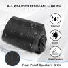 Herdio Passive Outdoor Speakers Wired Waterproof, 4 Inches 2-Way 400W Wall Mounted Speakers with Dome Tweeter, All-Weather Durability, for Patio Porch Backyard (2Pairs, Black) view 3