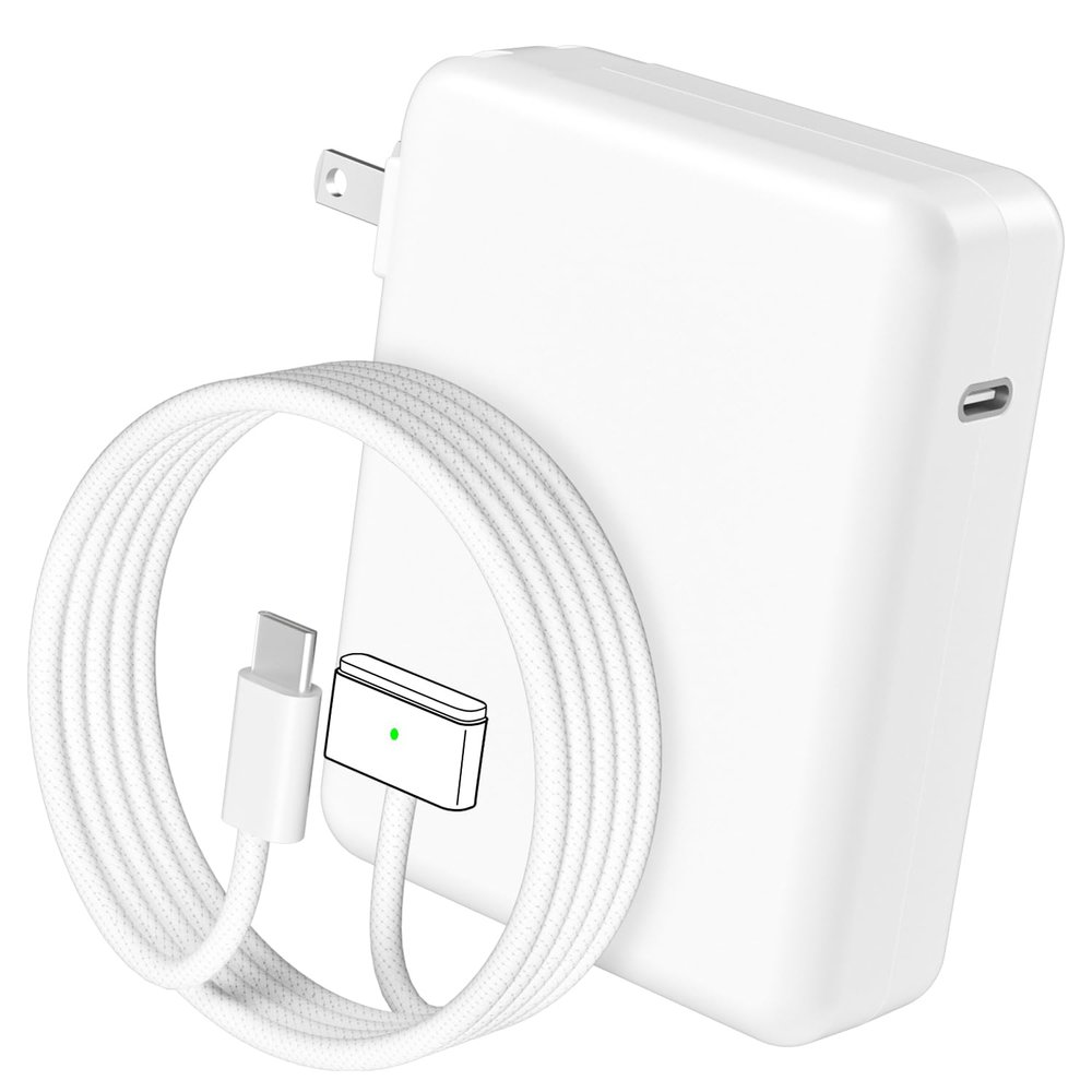 140W Mac Book Pro Charger,Compatible with Pro(16 inch 2021-2023)&(14 inch 2023),Air (13-15 inch 2021-2024),Include a USB C to T -Tip 3 Magnetic Braided Cable(6.6FT/2M)
