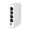 MokerLink 4 Port PoE Extender, IEEE 802.3 af/at Repeater, 100Mbps, 1 in 3 Out, Wall & Din Rail Mount Passthrough Switch view 1