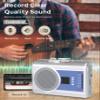 Gracioso Protable Cassette Recorder Player: AM FM Compact Cassette Tape Player with Big Speaker & Earphone Jack, Build in Microphone,Cassette Player Powered by DC or AA Battery view 4