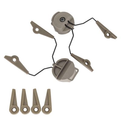 COMBATGEAR ARC Rail Adapters Accessories for Walker Electronic Earmuffs,1Pair Tan Mounting Adapter