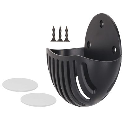 Aokicase For Google Home Mini Wall Mount Holder ABS Stand, Smart Home Speaker Accessory Rack, Space Saving for Kitchen, Bathroom and Bedroom (Google Home Mini, Black) XQC-A313