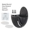 Aokicase For Google Home Mini Wall Mount Holder ABS Stand, Smart Home Speaker Accessory Rack, Space Saving for Kitchen, Bathroom and Bedroom (Google Home Mini, Black) XQC-A313 view 3