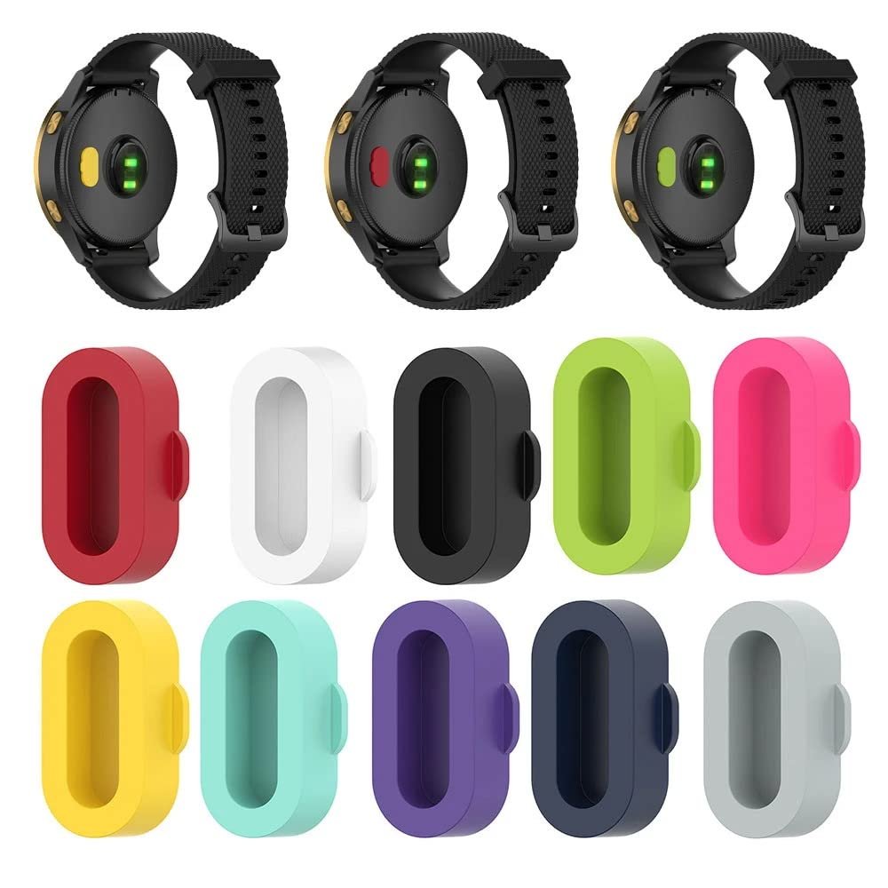 10-Pack Dust Plug for Garmin Forerunner 255S/255S Music/955 Solar Silicone Charger Port Dust Plug Protector Anti-Dust Plugs Caps for Garmin Forerunner 955/255/255S
