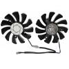 1 Pair Graphics Card Cooling Fan GPU Cooler Fan Replacement Part Model HA8010H12F-Z for MSI GTX1050ti 1050 4GT OC 2G/4G view 1