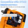 USUPERINK 10 Pack Compatible for Dymo Rhino 18489 Black on White 19mm 3/4'' x 3m 11.5ft Flexible Nylon Label Tape for Rhino 4200 5000 5200 6000 3M PL200 PL300 Industrial Label Makers view 3