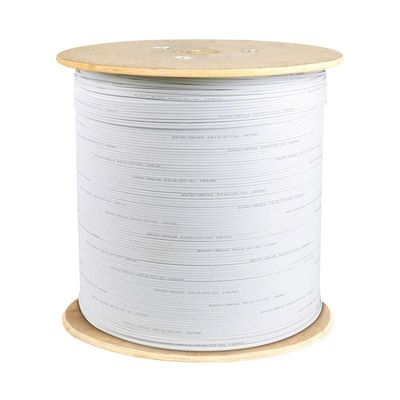 trtfiber Fiber Optic Drop Cable 1000m/Roll Single Mode Dual Cores Outdoor G.657A1 LSZH Sheath 2 Core FRP Steel Wire Optic FTTH Drop Cable (1km, GJXFH- 2core, Black)