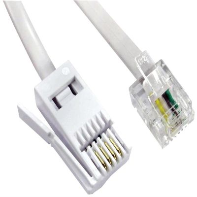 RARAION - 10m BT Plug to RJ11 Lead, White