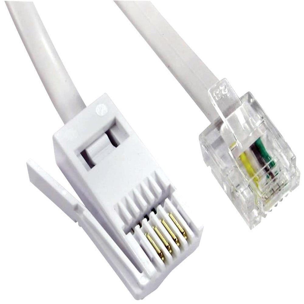 RARAION - 10m BT Plug to RJ11 Lead, White