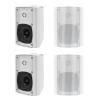 Herdio 400 Watts Outdoor Speakers Bluetooth 4 Inches with Superior Stereo Dome Tweeter Indoor- Outdoor Patio Waterproof Wall Mount System (4 Speakers) view 1