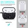 2Pack Leopard Silicone Airpods Pro Case 2019, Gawnock Soft One Piece Case Cover Flexible for Airpods Pro Floral Print Cover for Women Girls with Keychain view 2