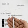 trtfiber Fiber Optic Drop Cable 1000m/Roll Single Mode Dual Cores Outdoor G.657A1 LSZH Sheath 2 Core FRP Steel Wire Optic FTTH Drop Cable (2km, GJXBH- 2core, White) view 2