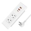 Recessed Power Strip, Flush Mounted Drawer Outlet with PD 20W Fast Charging USB-C Ports, Recessed Outlet for Conference Rooms, Office Tables, Furniture, 10FT Cord(ETL Listed) view 1