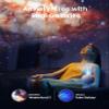 POCOCO Galaxy Star Projector for Bedroom with Replaceable Optical Film Discs, Home Planetarium Night Light Projector with High-Definition Soft Light for Relax, Study, and Meditate, Stress Relief Gifts view 4