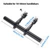 Yizhet Bike Handlebar Extension, Aluminum Alloy Bicycle Handlebar Extender Multifunction Double Bike Handlebar Bracket Extender for Holding Bicycle Speedometer, GPS, Phone Mount Holder(40cm) view 2