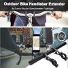 Yizhet Bike Handlebar Extension, Aluminum Alloy Bicycle Handlebar Extender Multifunction Double Bike Handlebar Bracket Extender for Holding Bicycle Speedometer, GPS, Phone Mount Holder(40cm) view 4