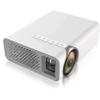 Mini Home HD Projector, Connect To Smartphone, 130 Inch LCD Home Theater Projector Support 1080P USB, mobile hard disk, SD card, AV HDMI, VGA, for Home Entertainment, Party and Games (White) view 1