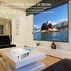 Mini Home HD Projector, Connect To Smartphone, 130 Inch LCD Home Theater Projector Support 1080P USB, mobile hard disk, SD card, AV HDMI, VGA, for Home Entertainment, Party and Games (White) view 3