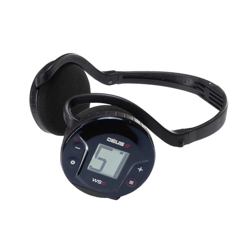 WS6 Wireless Headphones for Deus II, Wireless Headset and Stand Alone Unit to Control Your Metal Detector, Perfect Accessory for Deus II Metal Detector