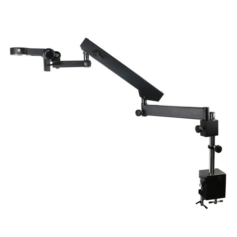 Lab Microscope Slides Bracket Arm 76mm Microscope Stand for Stereo Trinocular Microscopio Microscope Parts (Color : B)