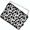 13-15 Inch Cow Print Laptop Sleeve Case/Water-Resistant Neoprene Notebook Computer Pocket Tablet Briefcase Carrying Bag/Pouch Skin Cover for HP/Dell/Lenovo/Asus/Acer/Apple view 1
