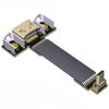 QJJ HDMI to Micro HDMI Flat Cable (100cm, A1-D1) view 1