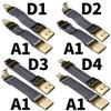 QJJ HDMI to Micro HDMI Flat Cable (100cm, A1-D1) view 2