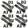 QJJ HDMI to Micro HDMI Flat Cable (100cm, A1-D1) view 4