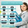 6 Light Color Label Tapes for LM1600 D1600 Label Makers, 1/2 Inch x 23Feet Tape Replacement for Dymo D1 Label Tape, Compatible with Dymo LabelManager 160 280 210D Labeler view 2