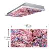 MSINMKOK 2ft x 4ft Fluorescent Light Covers Japanese Cherry Blossoms Pink Flower Light Filters-Easy Setup for Office,Hospitals,Home & Classrooms,Reduce Glare & Flicker (Set of 2) view 3