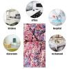 MSINMKOK 2ft x 4ft Fluorescent Light Covers Japanese Cherry Blossoms Pink Flower Light Filters-Easy Setup for Office,Hospitals,Home & Classrooms,Reduce Glare & Flicker (Set of 2) view 4