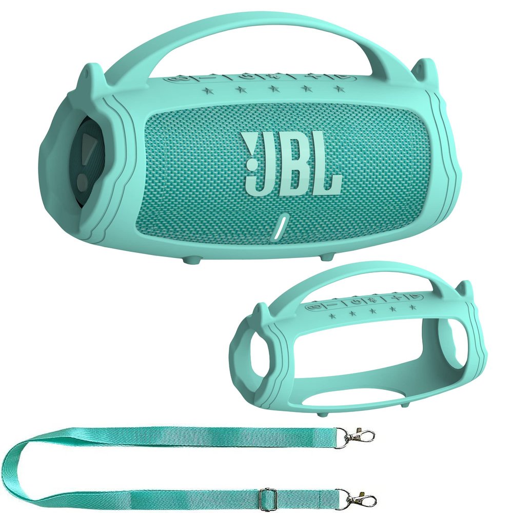 JCHPINE Silicone Cover Case for JBL Charge 5 Portable Bluetooth Speaker