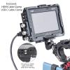 Nitze Monitor Cage for Blackmagic Video Assist 5" 12G / Blackmagic Video Assist 5" 3G with HDMI and USB-C Cable Clamps - JT-B01A view 4