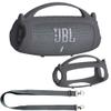 JCHPINE Silicone Cover Case for JBL Charge 5 Portable Bluetooth Speaker, Protective Skin Holder for JBL Charge 5 Speaker Accessories (Grey Case, NOT Fit Wi-Fi Version) view 1