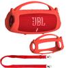 JCHPINE Silicone Cover Case for JBL Charge 5 Portable Bluetooth Speaker, Protective Skin Holder for JBL Charge 5 Speaker Accessories (Red Case, NOT Fit Wi-Fi Version) view 1