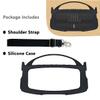 JCHPINE Silicone Cover Case for JBL Charge 5 Portable Bluetooth Speaker, Protective Skin Holder for JBL Charge 5 Speaker Accessories (Black Case, NOT Fit Wi-Fi Version) view 2
