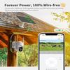 4G LTE Cellular Security Camera Includes Memory Card & SIM Card(Support Verizon/AT&T/T-Mobile), 2K Solar Outdoor Cam Wireless Without WiFi Needed, 360 Live View, Color Night Vision view 4