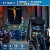 FoMaKo NDI PTZ Camera,NDI 6 & NDI HX3 Certified, AI Auto-Tracking Gen 3, 30X Optical Zoom, for Church Worship, NDI PTZ Controller, (NDI PTZ Bundle KN30A+KC608 Pro) BN301,Black Color view 3