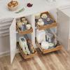 OCG Pull Out Cabinet Organizer 20"W x 21"D, Slide Out Wood Drawer Shelf, Pull Out Shelves for Base Cabinet Organization in Kitchen, Pantry, Bathroom view 2