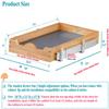 OCG Pull Out Cabinet Organizer 20"W x 21"D, Slide Out Wood Drawer Shelf, Pull Out Shelves for Base Cabinet Organization in Kitchen, Pantry, Bathroom view 3