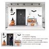 10x6.5ft White Wall Black Door Spider Web Halloween Photography Backdrops Pumpkin Cap Photo Booth Prop Background for Party view 4