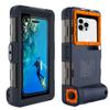 Professional Waterproof Diving Case for Snorkeling, 15M/50FT Underwater Photo & Video Protective Housings Lanyard for iPhone 17/16/15/14/13/12Pro Max/XR/XS/X Samsung Galaxy S25/24/23/22 Ultra/Plus view 1