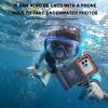Professional Waterproof Diving Case for Snorkeling, 15M/50FT Underwater Photo & Video Protective Housings Lanyard for iPhone 17/16/15/14/13/12Pro Max/XR/XS/X Samsung Galaxy S25/24/23/22 Ultra/Plus view 4