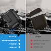Maxjoy for AirPods 2nd Generation Case Cover, AirPods Case with Lock Gen 2 Hard Shell Rugged Shockproof Protective Cover with Keychain Cleaner Kit Compatible with Apple AirPods2 AirPods1, Black view 3