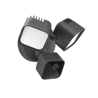 Blink Wired Floodlight Camera - Smart security camera, 2600 lumens, HD live view, enhanced motion detection, built-in siren, Works with Alexa  1 camera (Black)