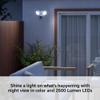 Blink Wired Floodlight Camera, Smart security camera, 2600 lumens, HD live view, enhanced motion detection, built-in siren, Works with Alexa, 1 camera (White) view 2