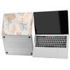 Cavka Hard Case Compatible with MacBook Air 13 15 inch Pro 16 14 M5 M4 M3 M2 M1 Mac Book 2025 2024 2022 2020 Beige Laptop Glossy Cover Polka Dots Abstract Flowers Floral Clear Touch Bar Drawing view 3