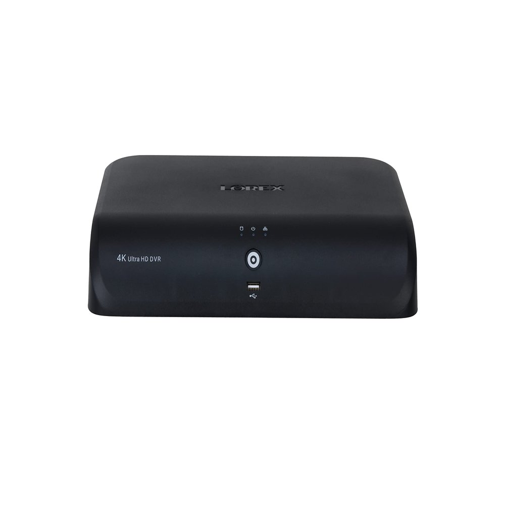 Lorex D871A81B 4K 8-Channel Wired DVR, 1TB with Smart Motion Detection, Face Recognition and Smart Home Voice Control