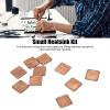 100pcs Copper Pad Shim Thermal Kit, 401w/mk Thermal Conductivity Small Heatsink Kit, DIY Pure Copper Skiving Fin Heatsink, for Laptop GPU CPU VGA VRAM(15x15x2.0mm) view 2